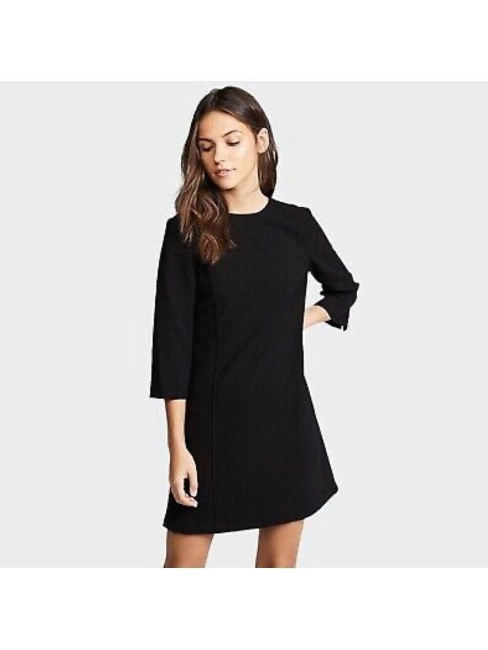 NWT Alice + Olivia Classics Gem Black Shift Dress Size 4